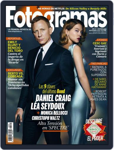 Fotogramas November 1st, 2015 Digital Back Issue Cover