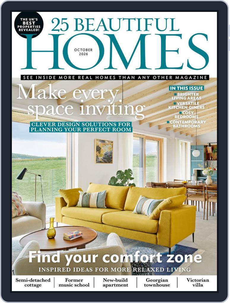 25 Beautiful Homes (Digital) Subscription                    October 1st, 2026 Issue
