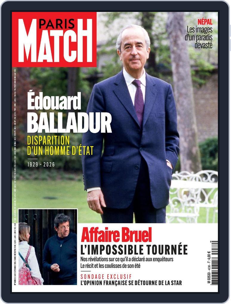 Paris Match (Digital) Subscription                    September 3rd, 2026 Issue