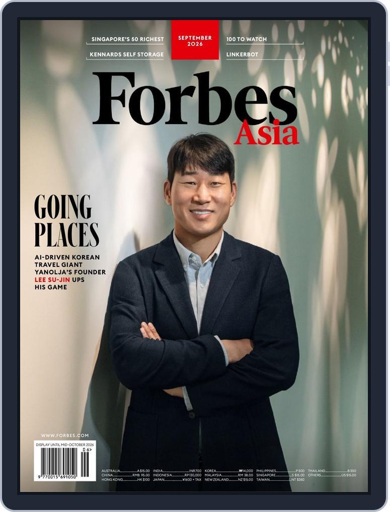 Forbes Asia (Digital) Subscription                    September 1st, 2026 Issue