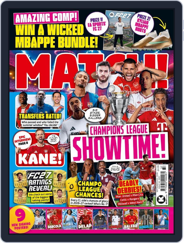 MATCH! (Digital) Subscription                    September 8th, 2026 Issue