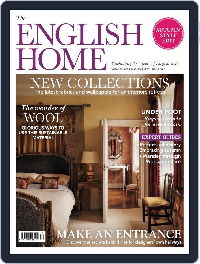 The English Home (Digital) Subscription                    October 1st, 2026 Issue