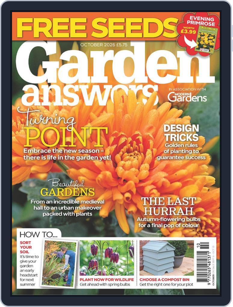 Garden Answers (Digital) Subscription                    October 1st, 2026 Issue