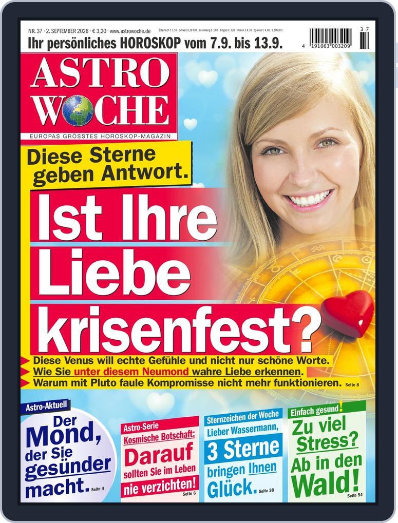 Astrowoche (Digital) Subscription                    September 9th, 2026 Issue