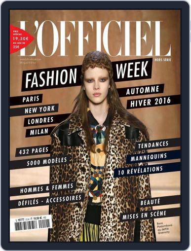 Fashion Week April 21st, 2016 Digital Back Issue Cover