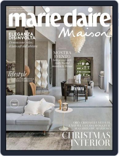 Marie Claire Maison Italia January 1st, 2016 Digital Back Issue Cover