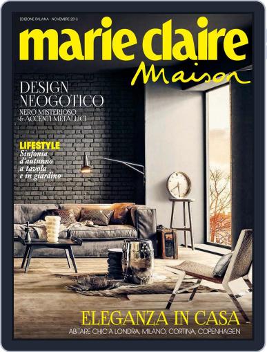 Marie Claire Maison Italia October 16th, 2013 Digital Back Issue Cover