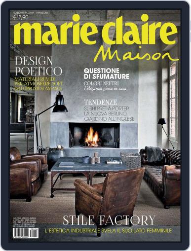 Marie Claire Maison Italia April 6th, 2013 Digital Back Issue Cover