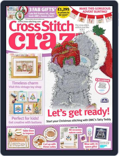 Cross Stitch Crazy November 1st, 2016 Digital Back Issue Cover