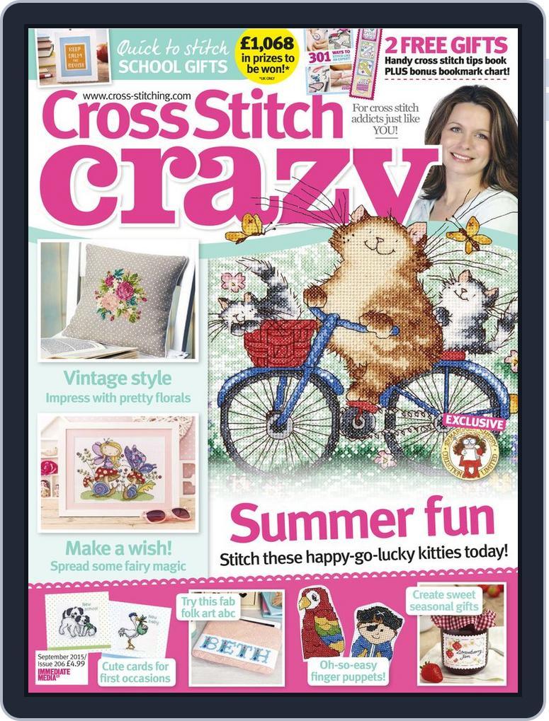 Cross Stitch Crazy (Digital) Subscription                    August 31st, 2015 Issue