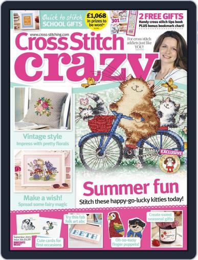 Cross Stitch Crazy August 31st, 2015 Digital Back Issue Cover