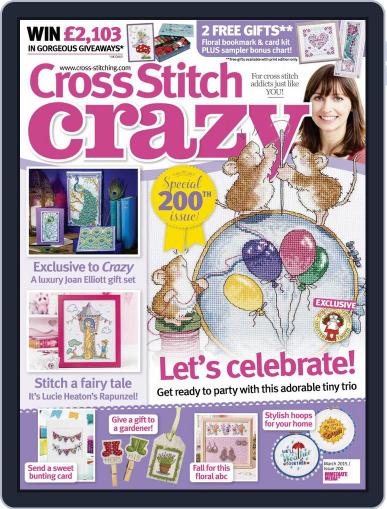 Cross Stitch Crazy February 28th, 2015 Digital Back Issue Cover