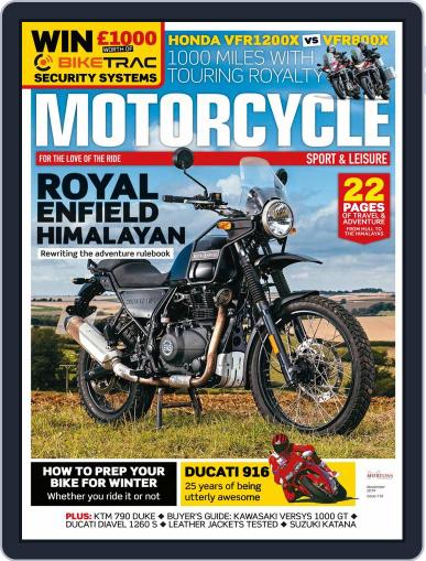 Motorcycle Sport & Leisure November 1st, 2019 Digital Back Issue Cover