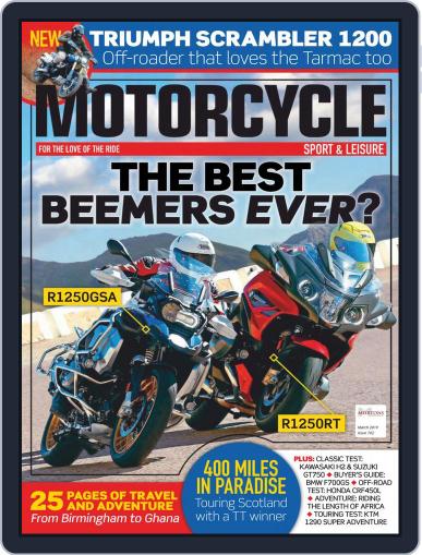 Motorcycle Sport & Leisure March 1st, 2019 Digital Back Issue Cover