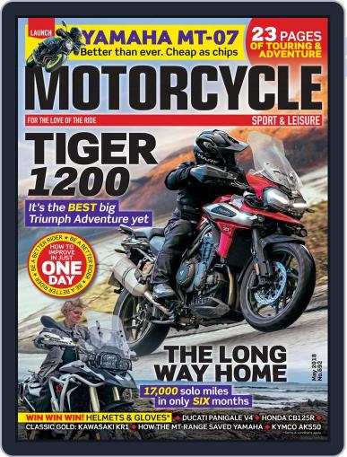 Motorcycle Sport & Leisure May 1st, 2018 Digital Back Issue Cover