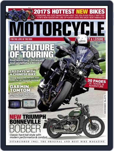 Motorcycle Sport & Leisure December 1st, 2016 Digital Back Issue Cover