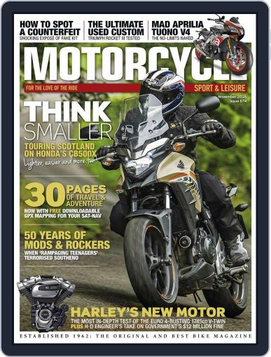 Motorcycle Sport & Leisure November 1st, 2016 Digital Back Issue Cover