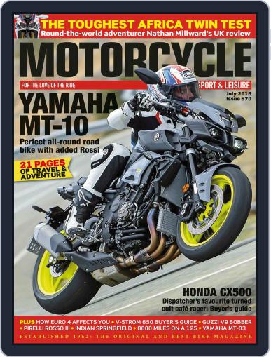 Motorcycle Sport & Leisure June 8th, 2016 Digital Back Issue Cover