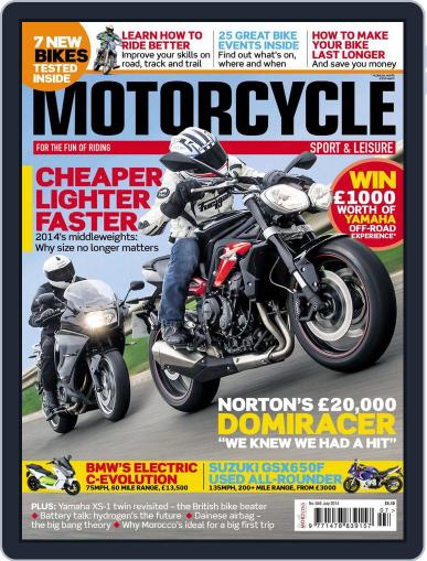 Motorcycle Sport & Leisure June 10th, 2014 Digital Back Issue Cover