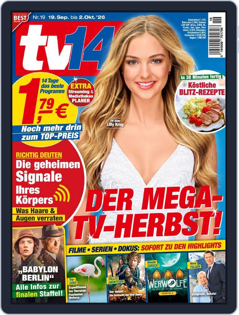 Tv14 (Digital) Subscription                    September 10th, 2026 Issue