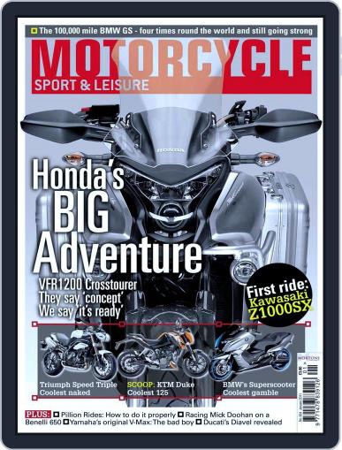Motorcycle Sport & Leisure November 30th, 2010 Digital Back Issue Cover
