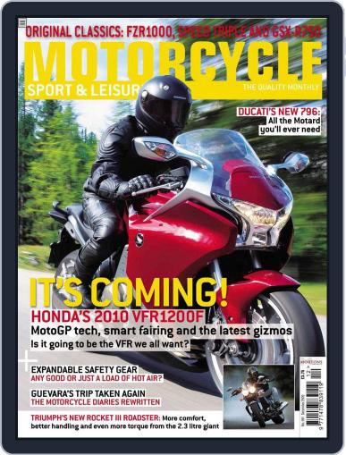 Motorcycle Sport & Leisure November 3rd, 2009 Digital Back Issue Cover