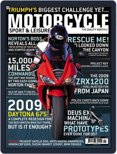 Motorcycle Sport & Leisure January 5th, 2009 Digital Back Issue Cover