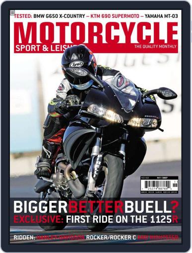 Motorcycle Sport & Leisure October 2nd, 2007 Digital Back Issue Cover
