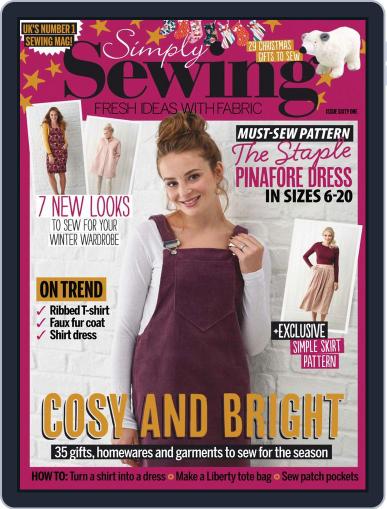 Simply Sewing September 7th, 2019 Digital Back Issue Cover