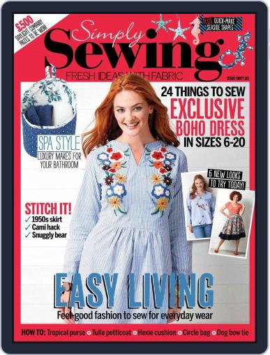 Simply Sewing November 1st, 2018 Digital Back Issue Cover