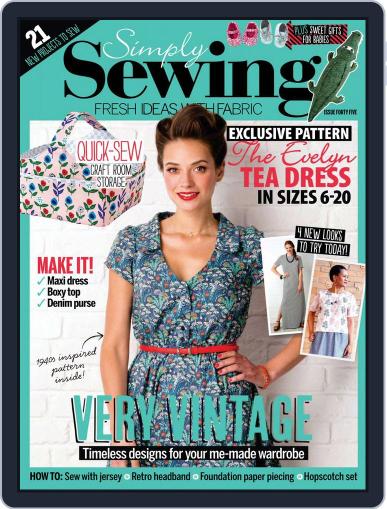 Simply Sewing October 1st, 2018 Digital Back Issue Cover