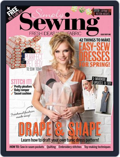 Simply Sewing June 1st, 2018 Digital Back Issue Cover