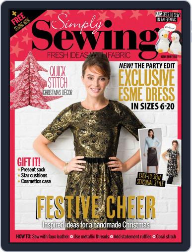 Simply Sewing January 1st, 2018 Digital Back Issue Cover