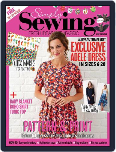 Simply Sewing November 1st, 2017 Digital Back Issue Cover
