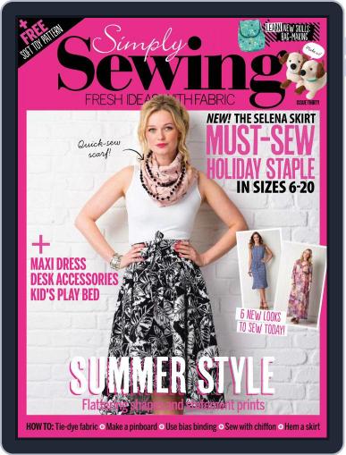 Simply Sewing July 1st, 2017 Digital Back Issue Cover