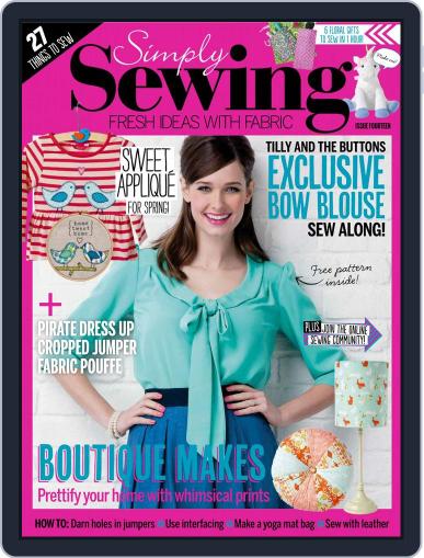 Simply Sewing (Digital) February 25th, 2016 Issue Cover