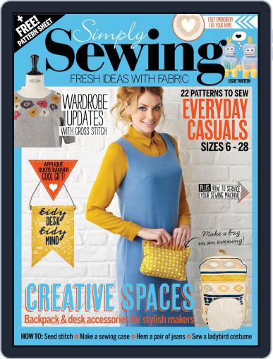 Simply Sewing (Digital) January 28th, 2016 Issue Cover