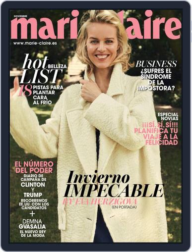 Marie Claire - España November 1st, 2016 Digital Back Issue Cover