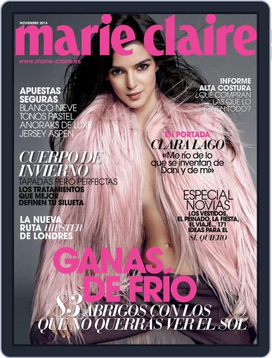 Marie Claire - España October 20th, 2014 Digital Back Issue Cover
