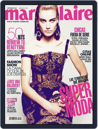 Marie Claire - España August 19th, 2012 Digital Back Issue Cover