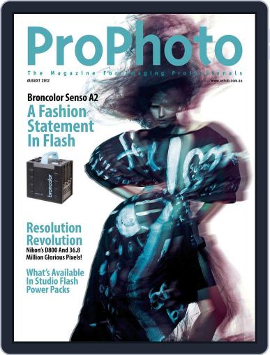 Pro Photo August 8th, 2012 Digital Back Issue Cover