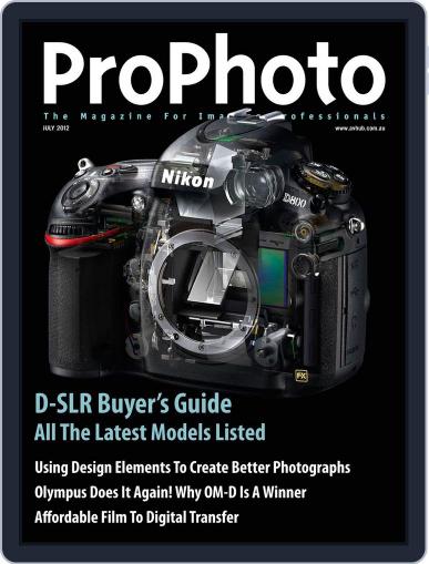 Pro Photo July 1st, 2012 Digital Back Issue Cover