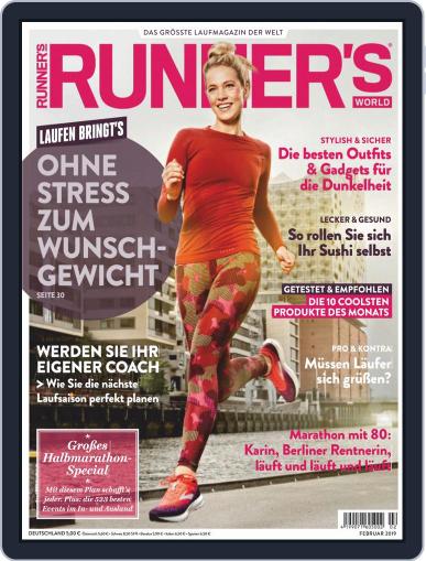 Runner’s World Deutschland February 1st, 2019 Digital Back Issue Cover