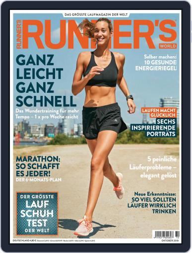 Runner’s World Deutschland October 1st, 2018 Digital Back Issue Cover