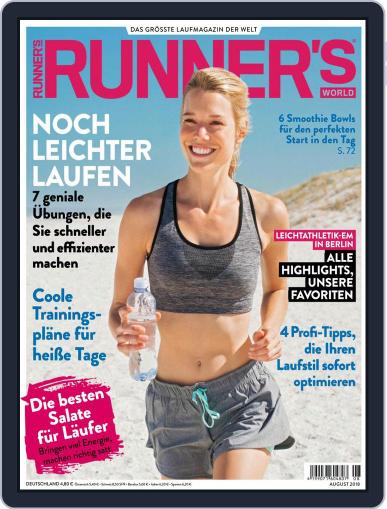Runner’s World Deutschland August 1st, 2018 Digital Back Issue Cover