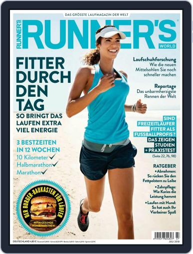 Runner’s World Deutschland July 1st, 2018 Digital Back Issue Cover