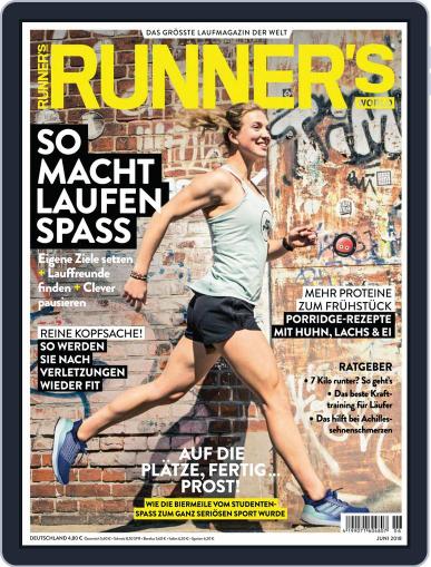 Runner’s World Deutschland June 1st, 2018 Digital Back Issue Cover