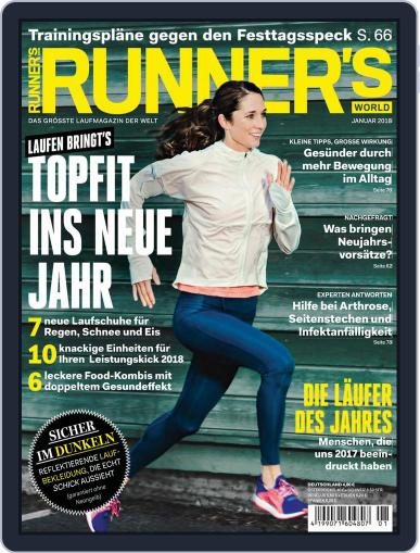 Runner’s World Deutschland January 1st, 2018 Digital Back Issue Cover