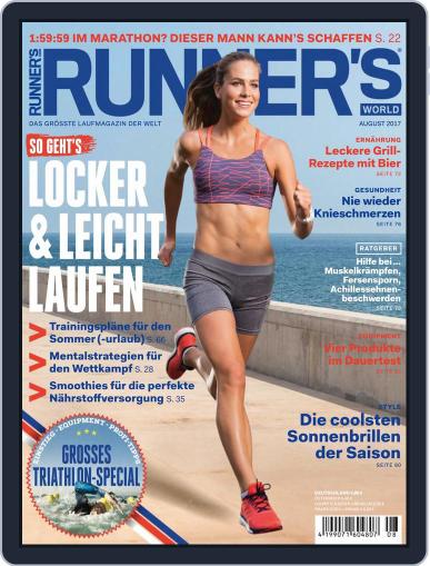 Runner’s World Deutschland August 1st, 2017 Digital Back Issue Cover
