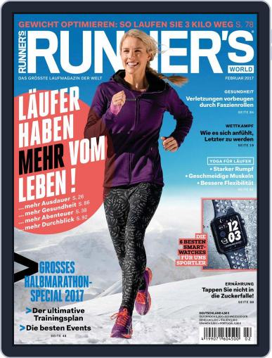 Runner’s World Deutschland February 1st, 2017 Digital Back Issue Cover